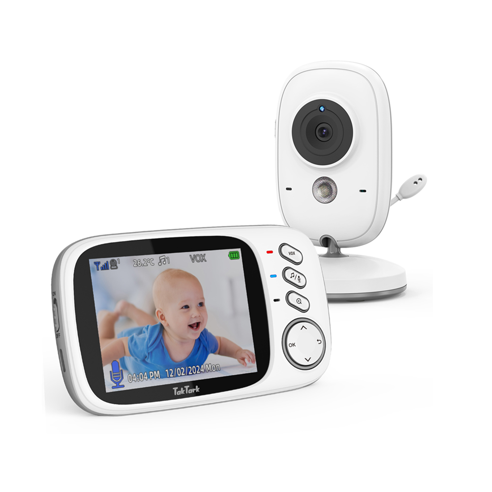 Wearable Baby Monitor - TakTark 3,2 Zoll Wireless Video Babyphone