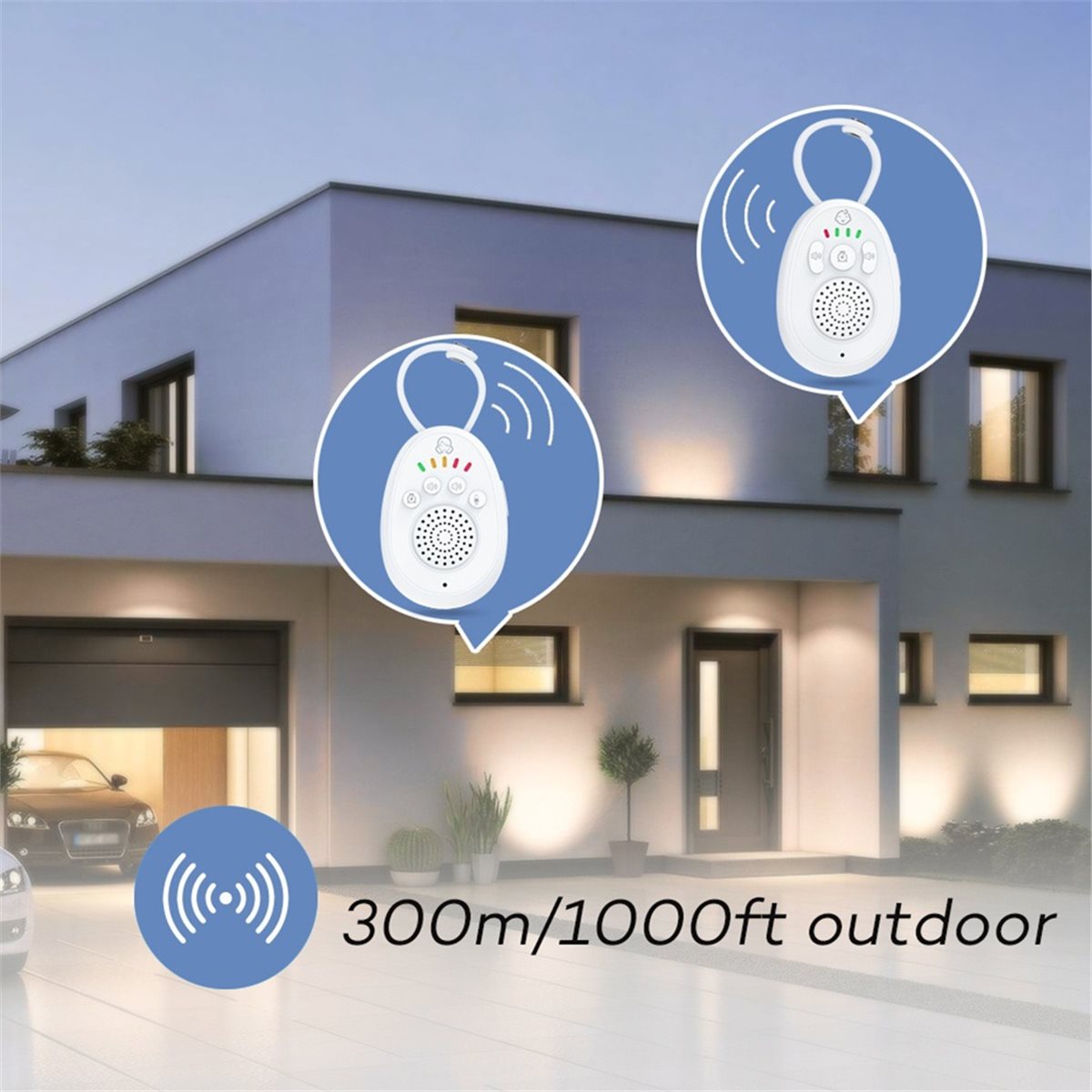Wearable Baby Monitor - ~CLEARANCE A 2,4GHz Kabelloses Baby-Walkie-Talkie Kleiner
