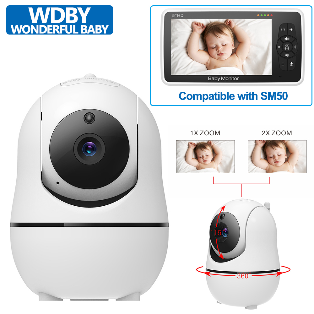 Wearable Baby Monitor - Separate Kamera für SM50 Video-Babyphone, 4x