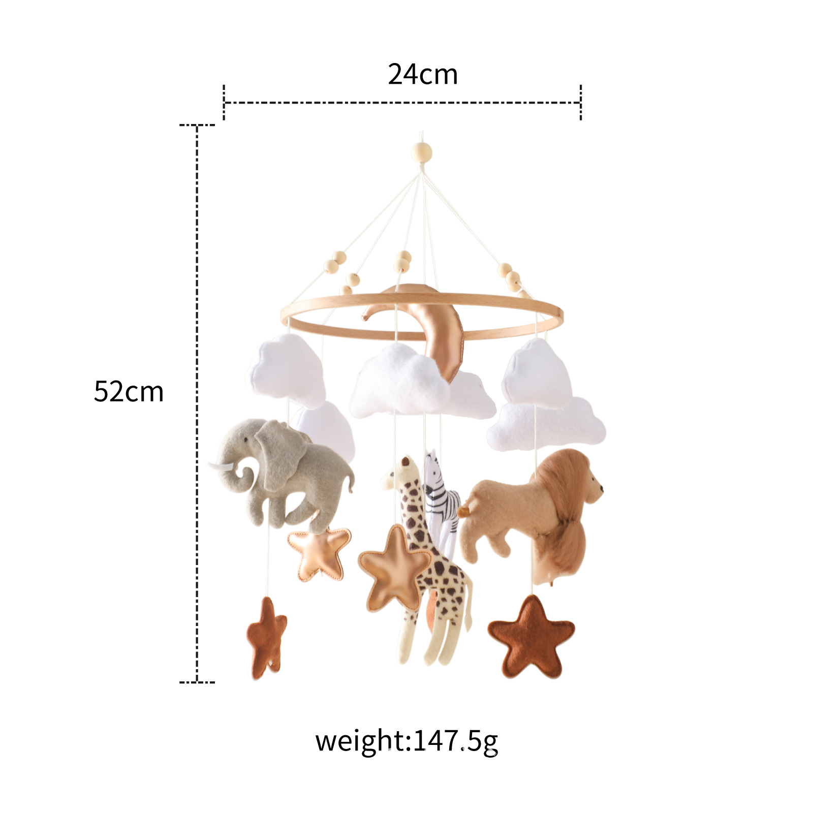 Baby Nursery Modern - Heißer Verkauf Nordic Handgemachte Filz Dschungel