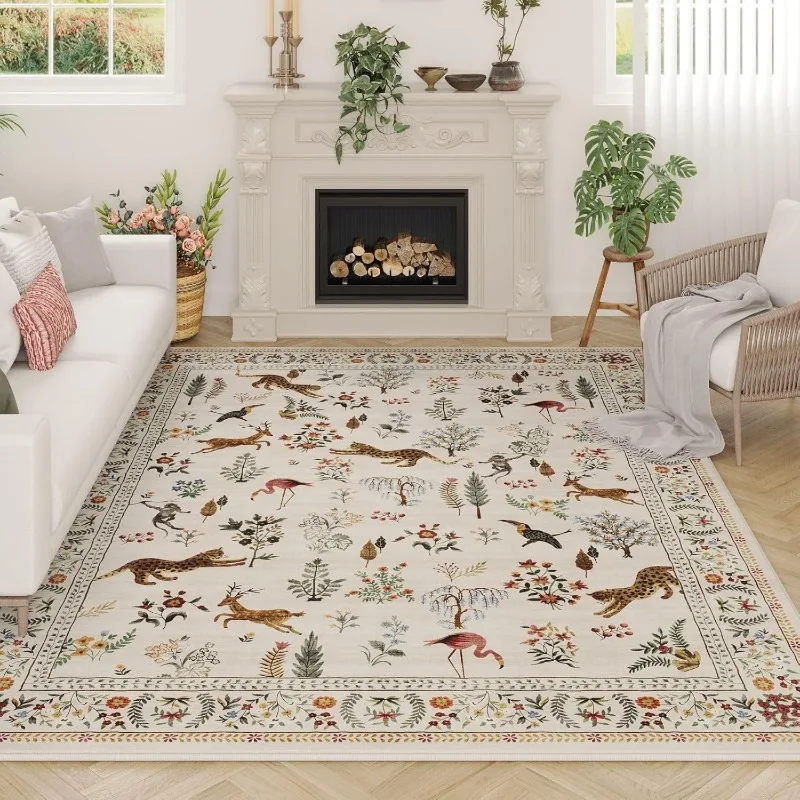 Teppich für Wohnzimmer, Blumen – Soft Rug Nursery Bewertung und Preis