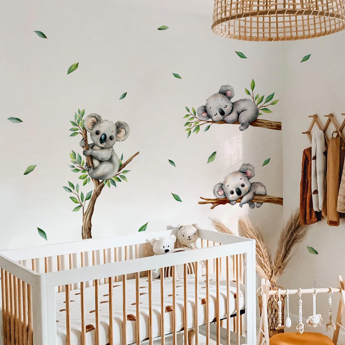 Cartoon Koala Klettern Baum Zw – Baby Nursery Wallpaper Bewertung und Preis