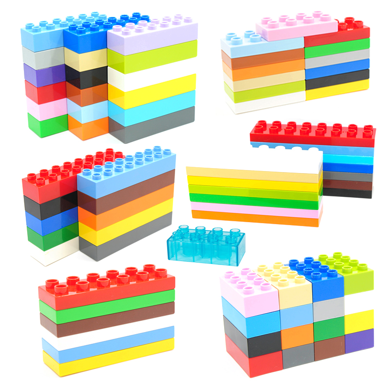 Große Größe Baustein Ziegel 8  – Lego Set City Bewertung und Preis