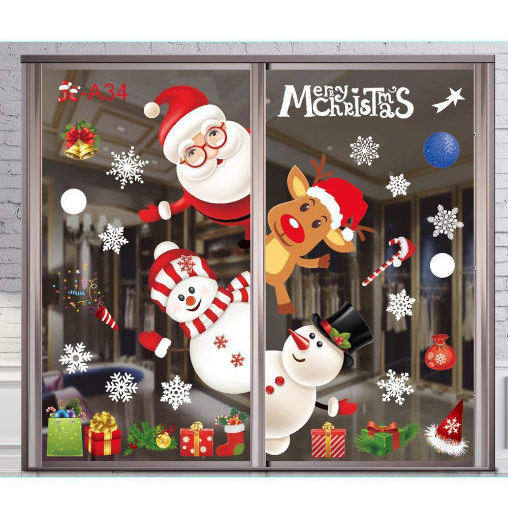 Weihnachten Fensteraufkleber F – Baby Nursery Wall Mural Bewertung und Preis