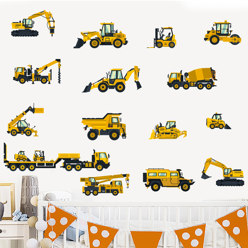 Cartoon Bagger Engineering Aut – Baby Nursery Wallpaper Bewertung und Preis