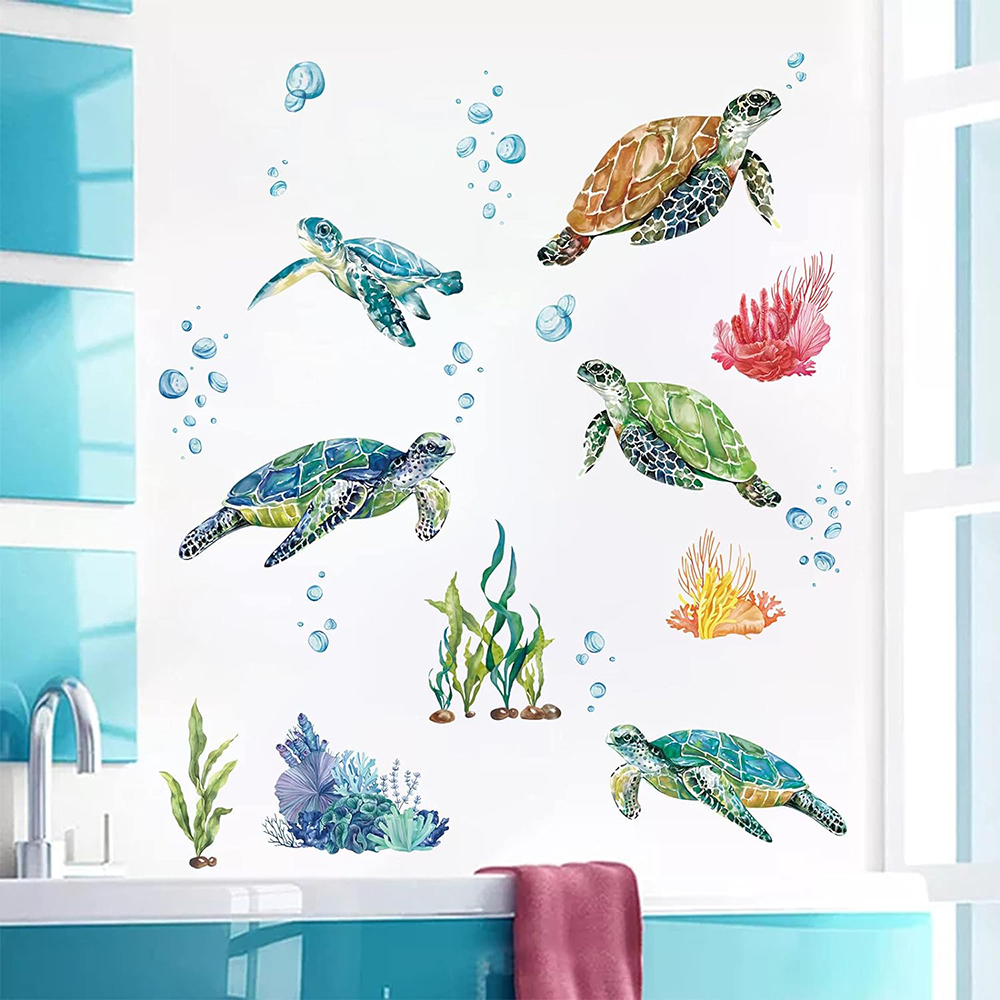 Aquarell Meeresschildkröten Wa – Baby Nursery Under The Sea Bewertung und Preis