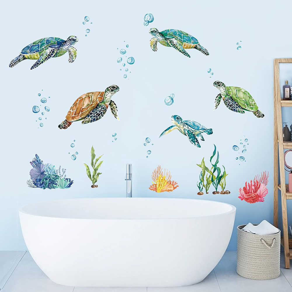 Aquarell Meeresschildkröten Wa – Baby Nursery Under The Sea Bewertung und Preis