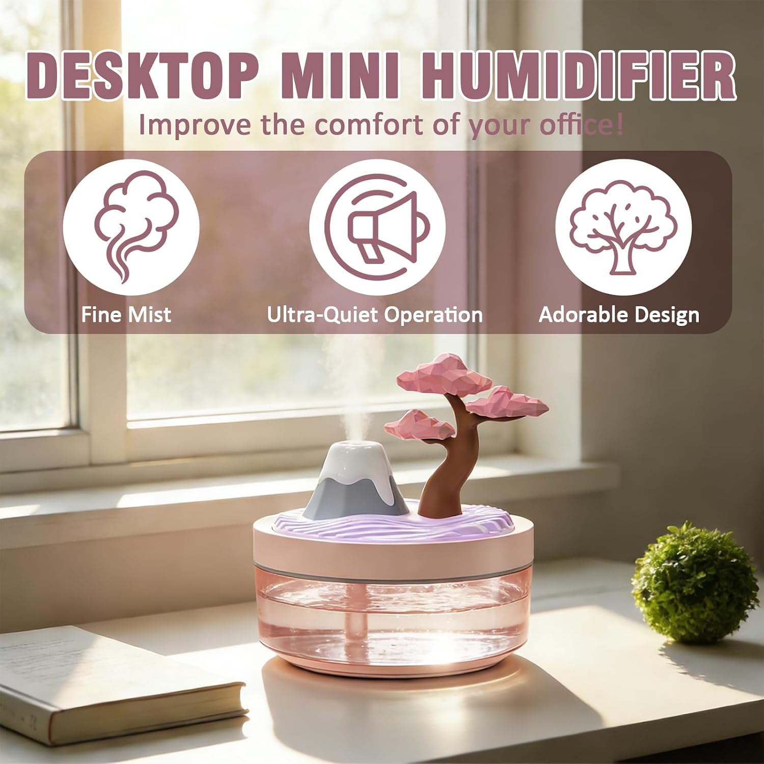 2026 Neuer Upgrade-Kirschblüte – Humidifier Nursery Quiet Bewertung und Preis