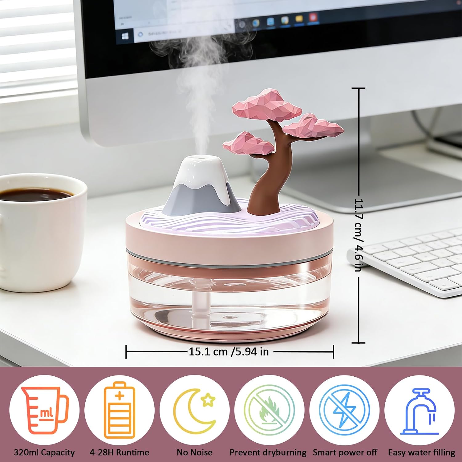 2026 Neuer Upgrade-Kirschblüte – Humidifier Nursery Quiet Bewertung und Preis