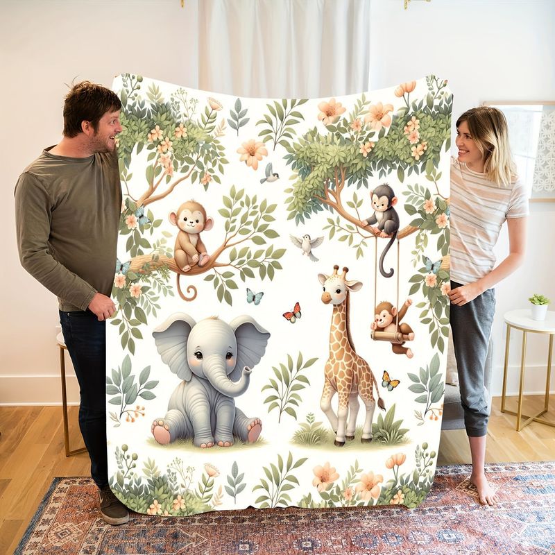 VIKAMA Babydecke mit Aquarell- – Baby Nursery Animal Prints Bewertung und Preis