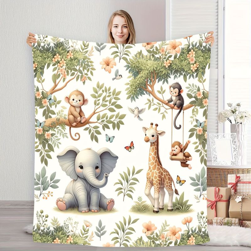 VIKAMA Babydecke mit Aquarell- – Baby Nursery Animal Prints Bewertung und Preis