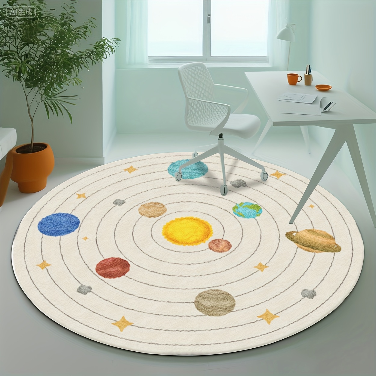 Niedlicher Runder Teppich mit  – Soft Rug Nursery Bewertung und Preis