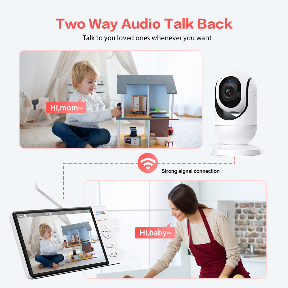 Video Baby Monitor 7'' 1080P H – Wearable Baby Monitor Bewertung und Preis