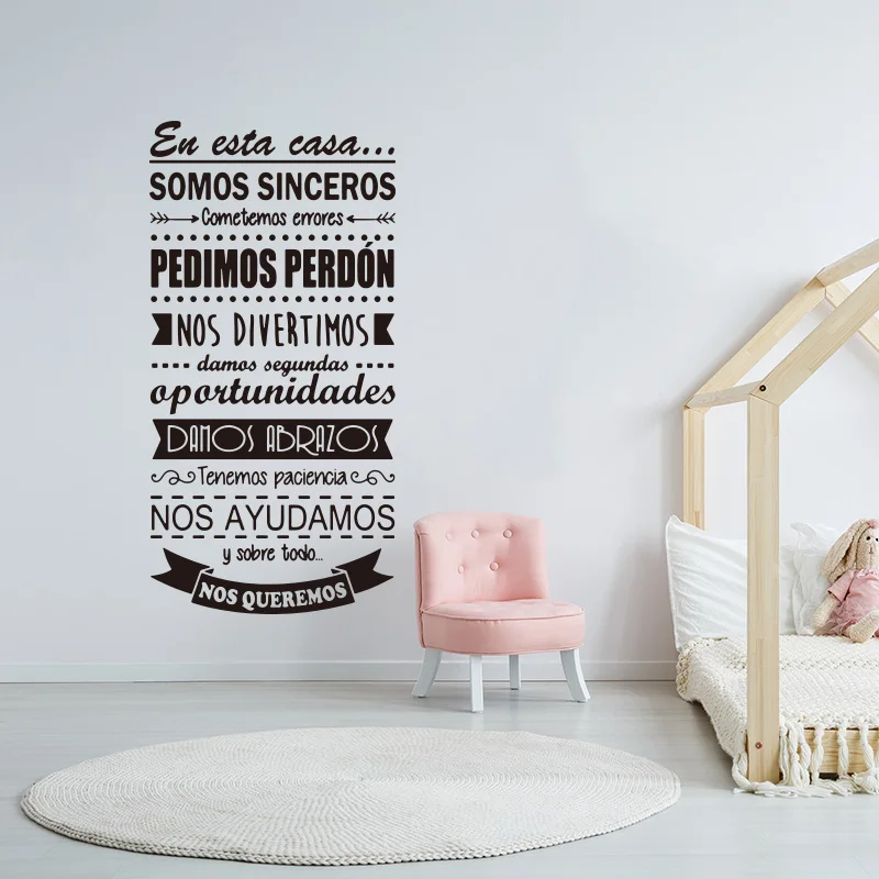 Große Spanisch In Diesem Haus  – Baby Nursery Wall Mural Bewertung und Preis