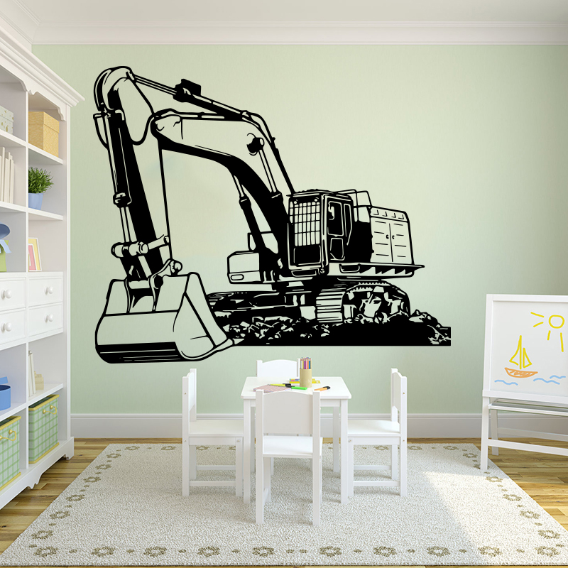 Große schwere Equipmen Bagger  – Baby Nursery Wallpaper Bewertung und Preis