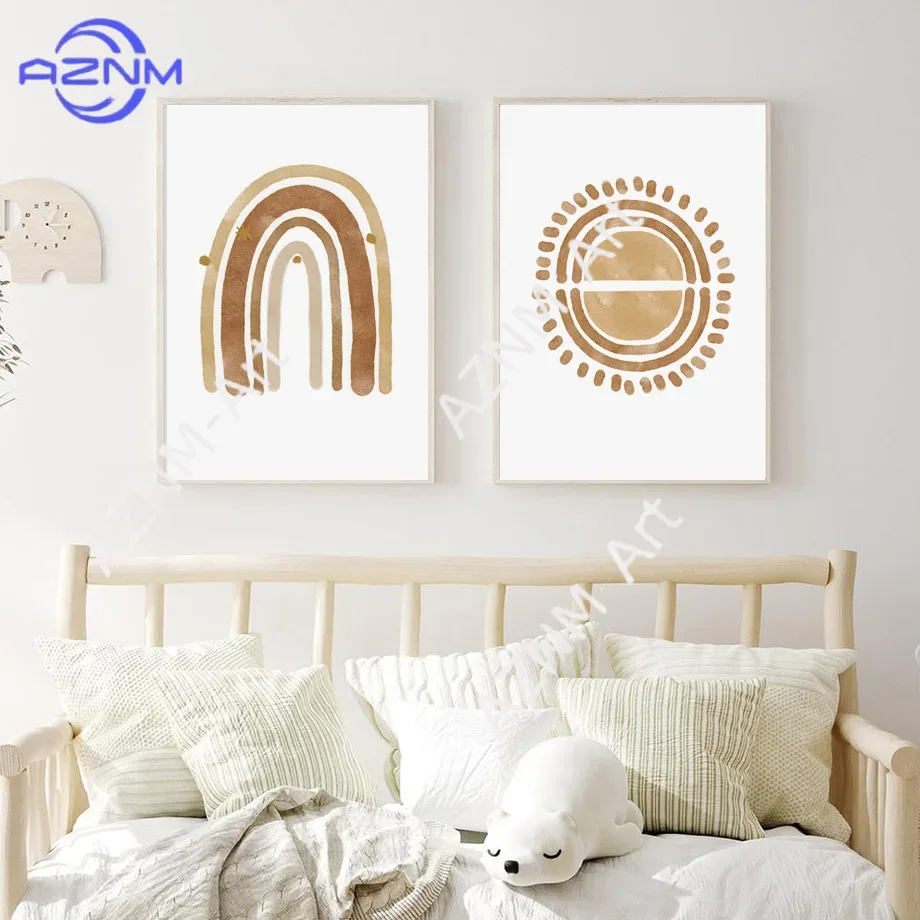Boho Kinderzimmer Wandkunst Le – Baby Nursery Art Bewertung und Preis