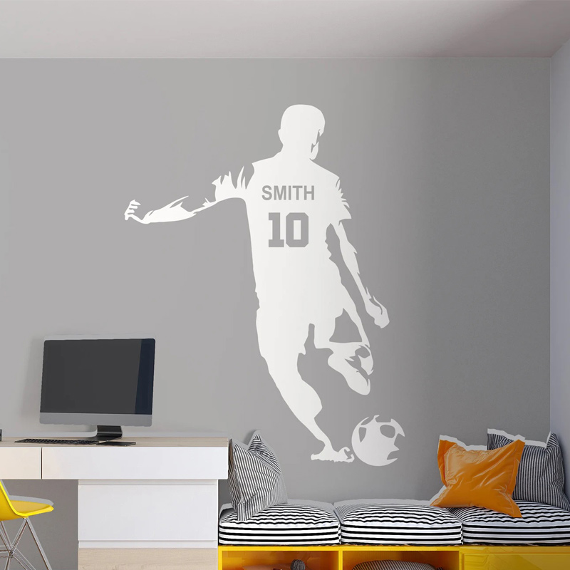 Personalisierter Fußballspiele – Baby Nursery Wall Mural Bewertung und Preis