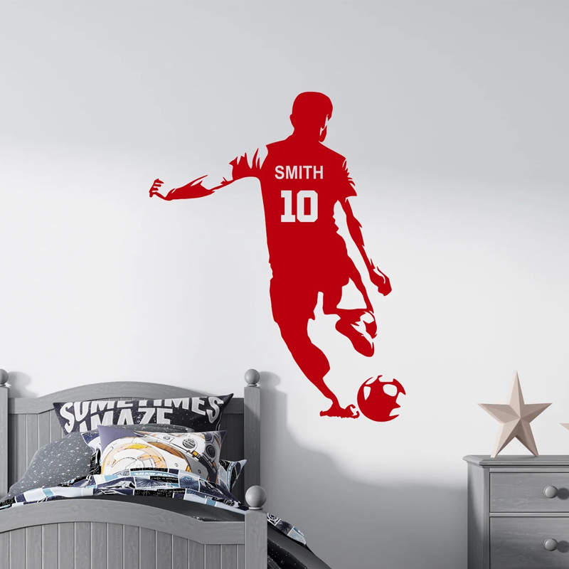 Personalisierter Fußballspiele – Baby Nursery Wall Mural Bewertung und Preis