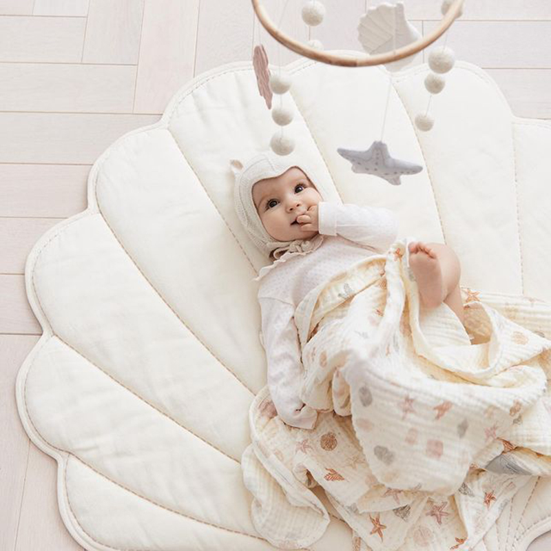 Nordische Muschelförmige Baby- – Soft Rug Nursery Bewertung und Preis