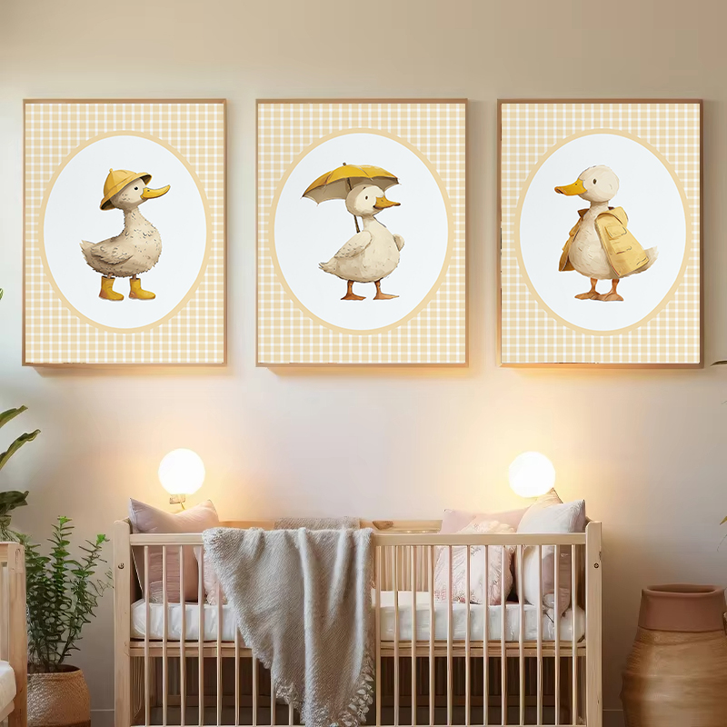 Niedliches Kinderzimmer-Poster – Baby Nursery Yellow Walls Bewertung und Preis