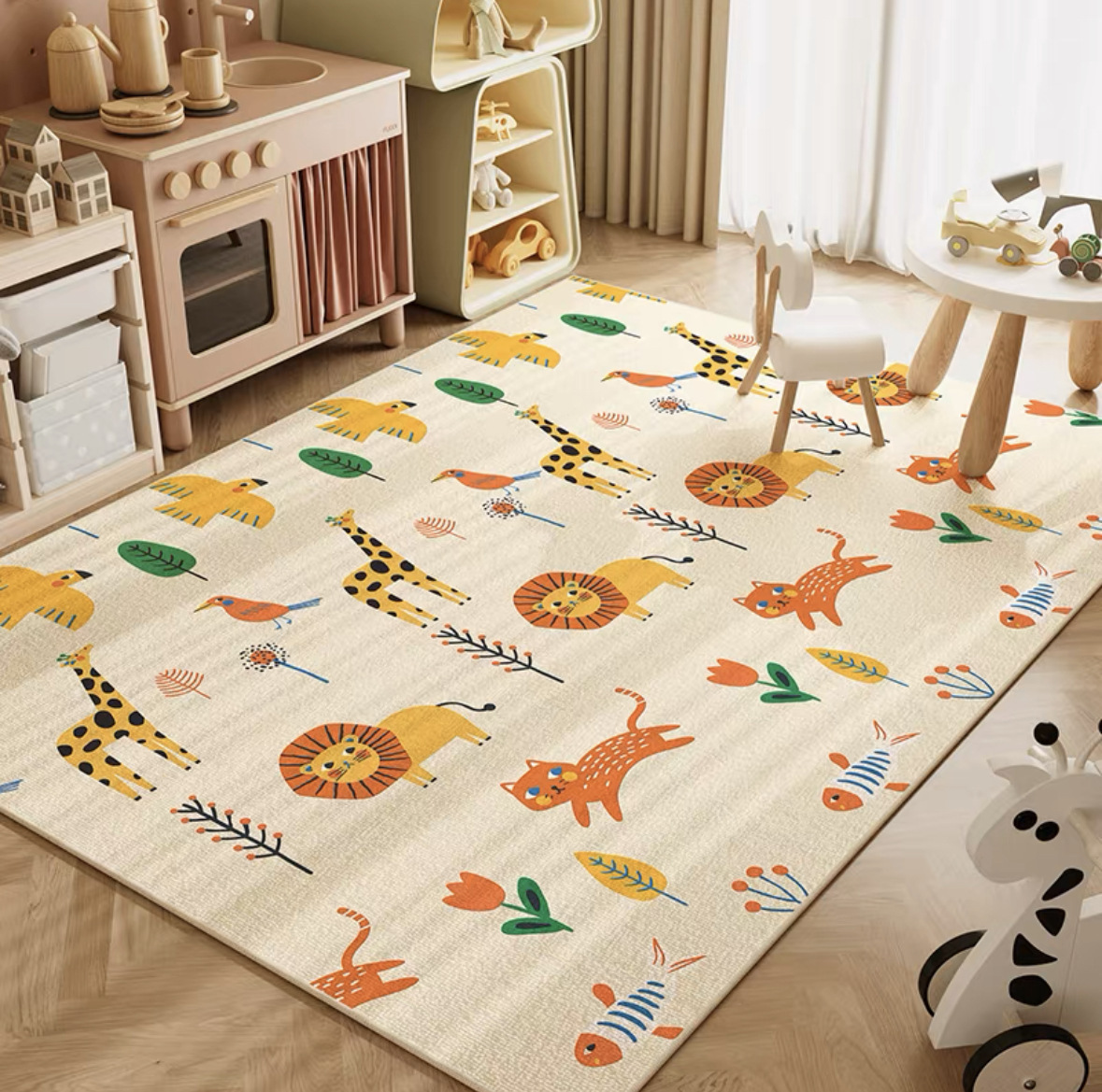 VIKAMA Neutrale Cartoon-Löwen- – Soft Rug Nursery Bewertung und Preis