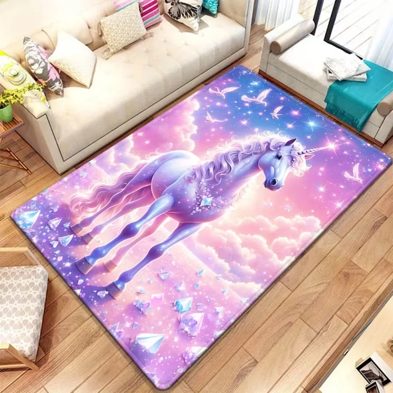 Magischer Einhorn-Rosa-Wolken- – Soft Rug Nursery Bewertung und Preis