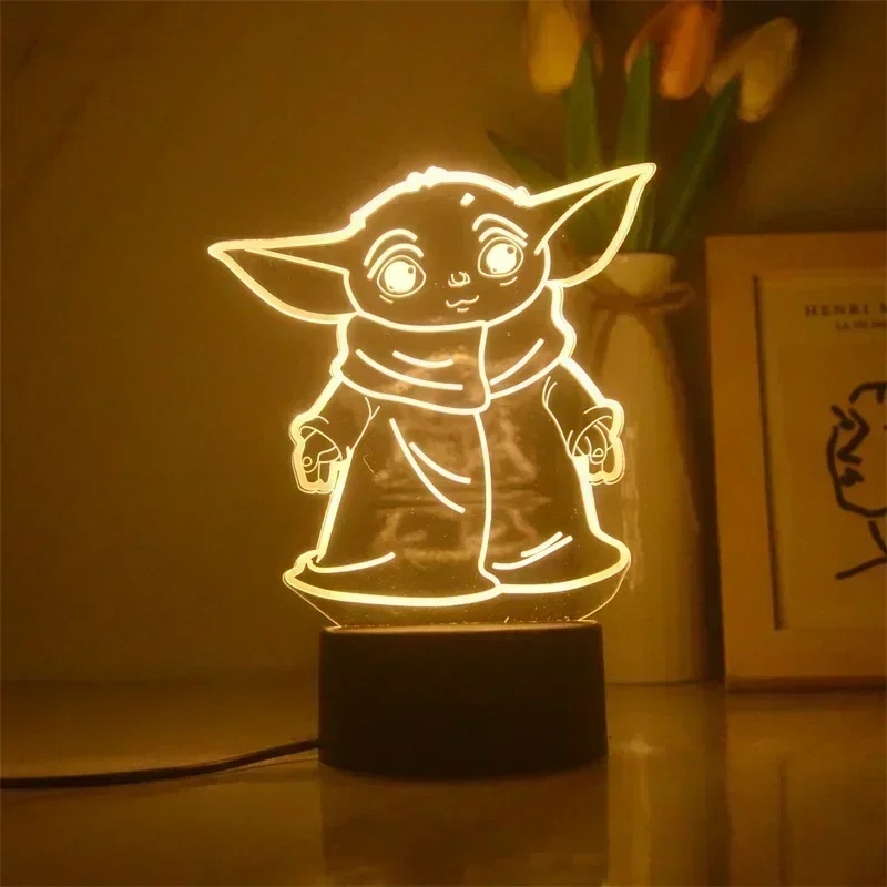 Cartoon 3D Anime Lampe Yoda Ba – Baby Yoda Nursery Bewertung und Preis