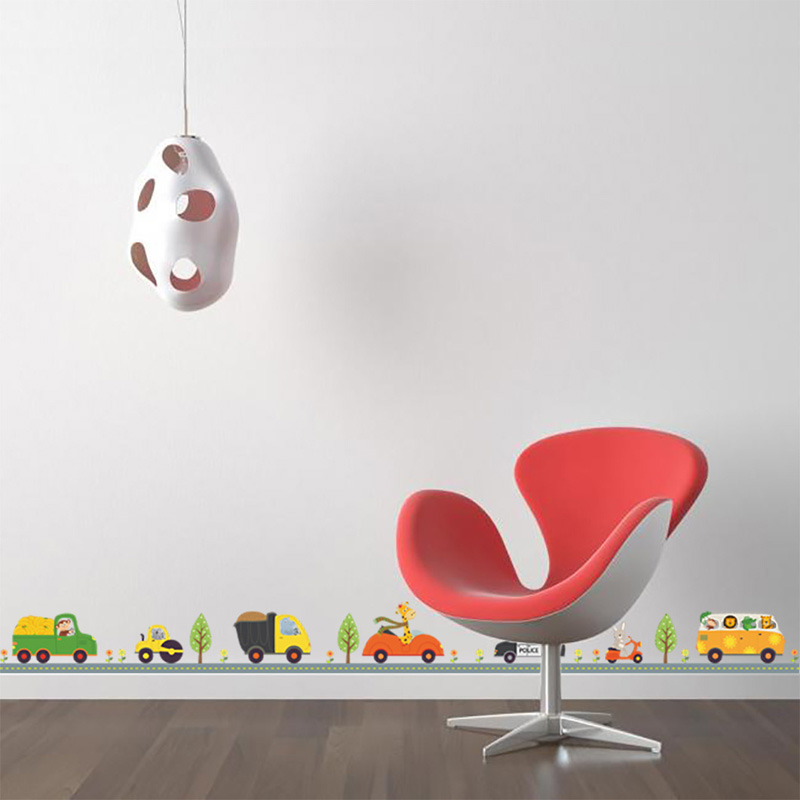 Cartoon Tiere Auto Wand Aufkle – Baby Nursery Wallpaper Bewertung und Preis