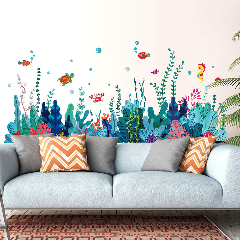 Große Wandaufkleber unter dem  – Baby Nursery Under The Sea Bewertung und Preis