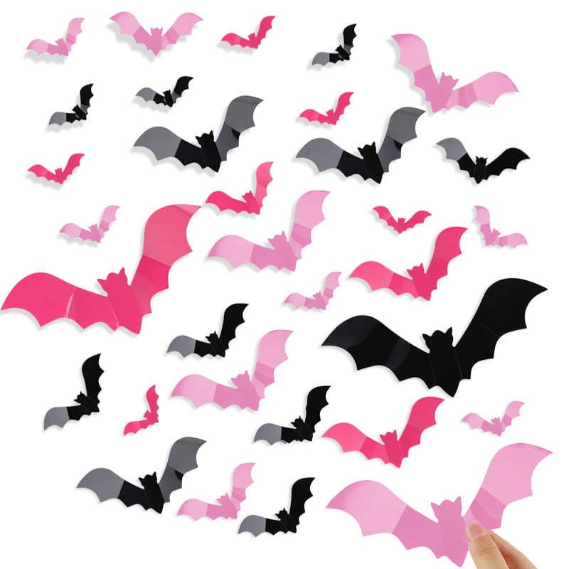 24/48 Stück Halloween Rosa Fle – Baby Nursery Wall Mural Bewertung und Preis