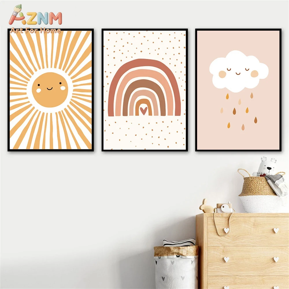 AZNM Boho niedliche Sonnenblum – Baby Nursery Art Bewertung und Preis