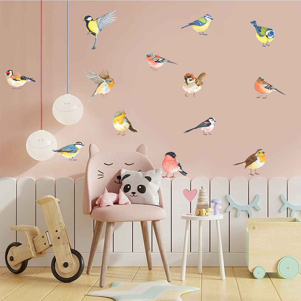 13 Stück kleine Vögel Wandaufk – Baby Nursery Wallpaper Bewertung und Preis