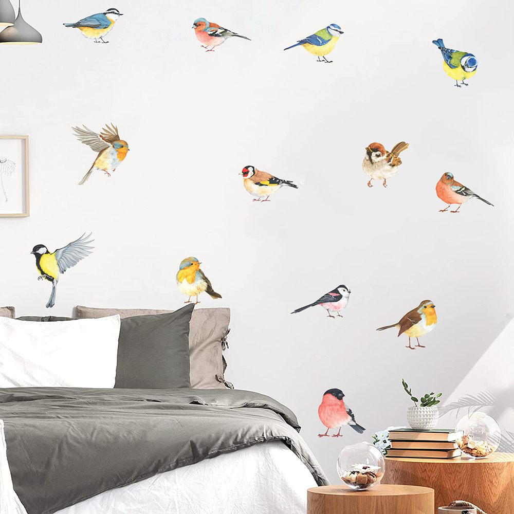 13 Stück kleine Vögel Wandaufk – Baby Nursery Wallpaper Bewertung und Preis