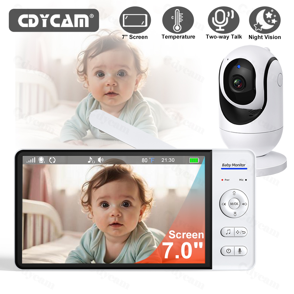 7-Zoll-Video-Babyphone mit Nac – Wearable Baby Monitor Bewertung und Preis