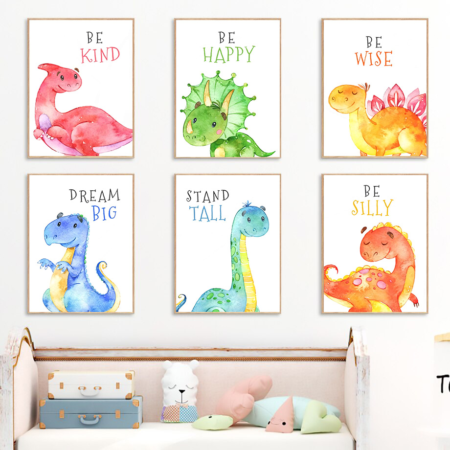 Cartoon Dinosaurier Zitate Wan – Baby Nursery Quotes Wall Art Bewertung und Preis