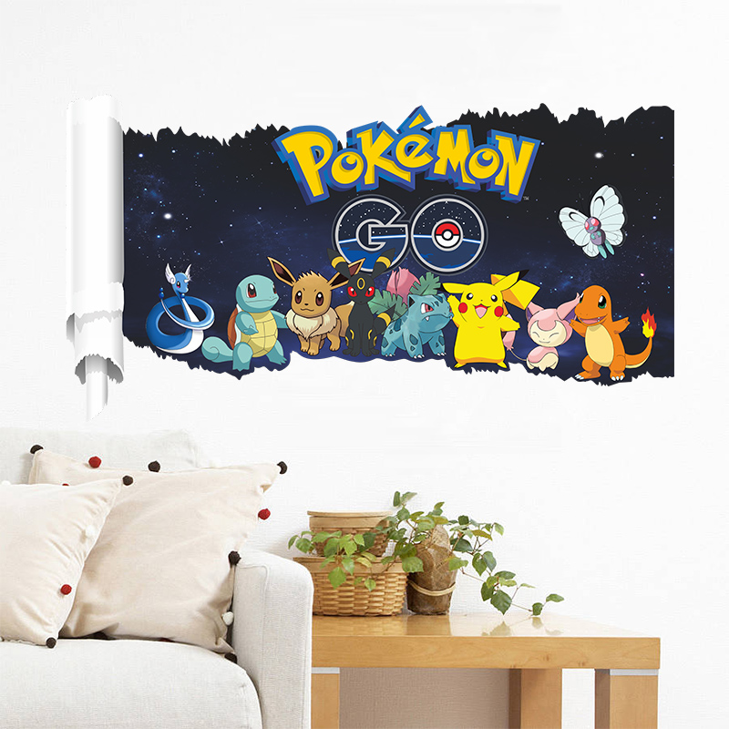 Cartoon Pokémon Pikachu Wanda  – Baby Nursery Wall Mural Bewertung und Preis