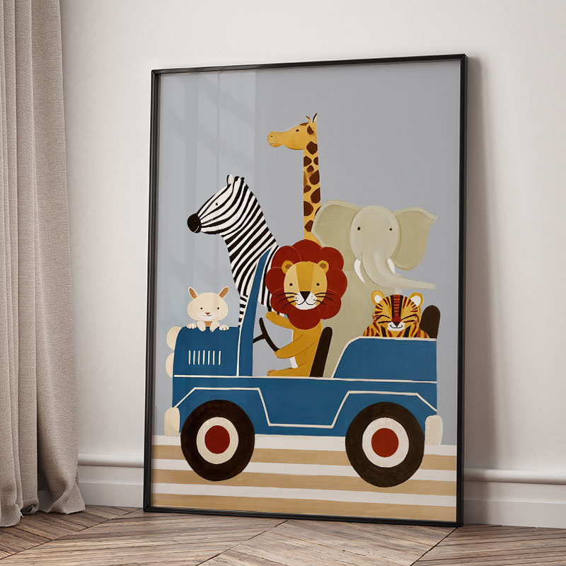 Lustige Cartoon-Tier Auto Ball – Baby Nursery Modern Bewertung und Preis