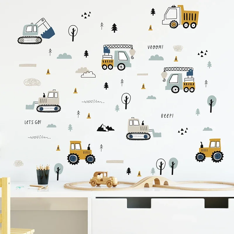 Handgezeichnete süße Autos für – Baby Nursery Wallpaper Bewertung und Preis