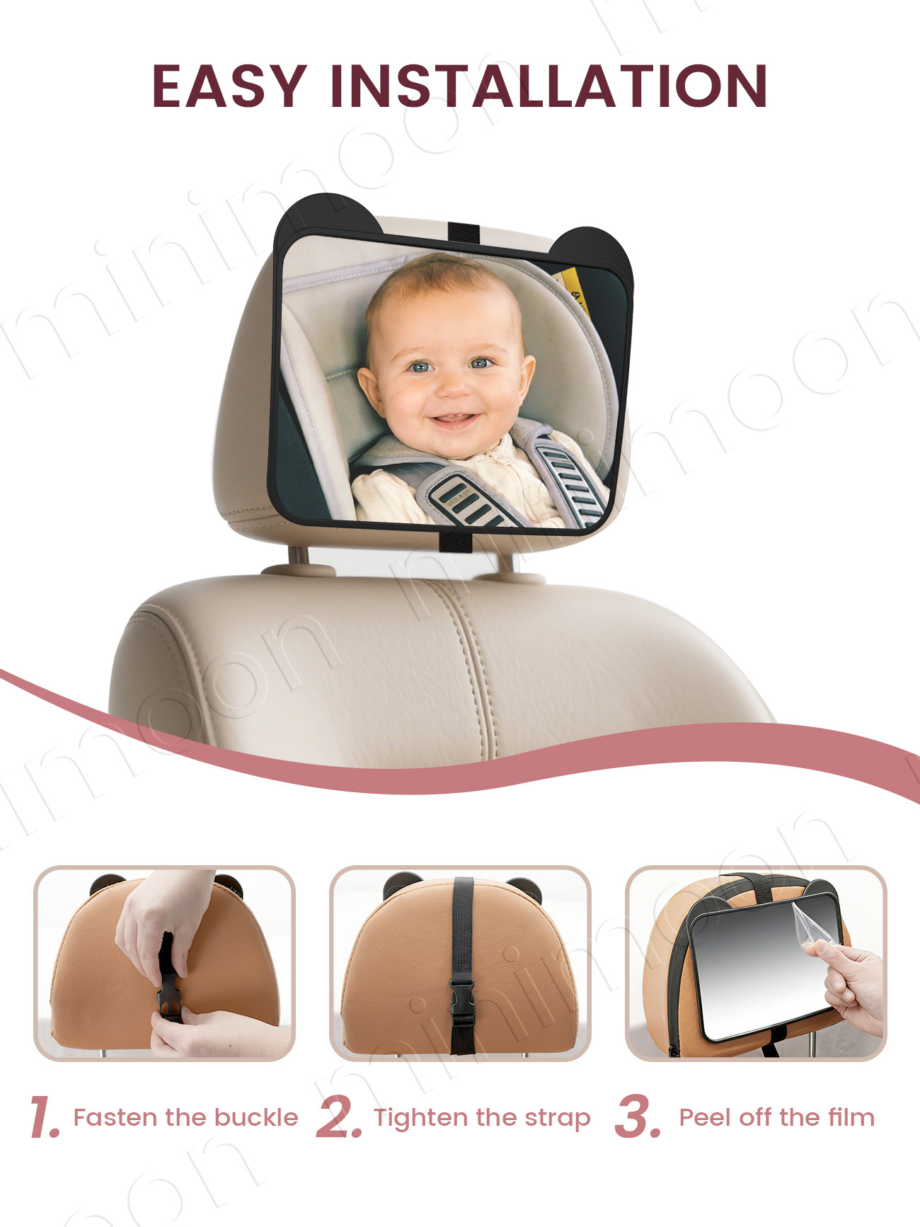 Niedlicher Auto-Rücksitzspiege – Wearable Baby Monitor Bewertung und Preis