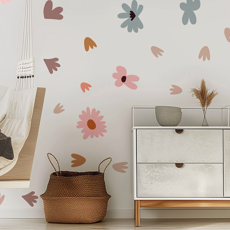 Kreative mehrfarbige Form Wand – Baby Nursery Wallpaper Bewertung und Preis