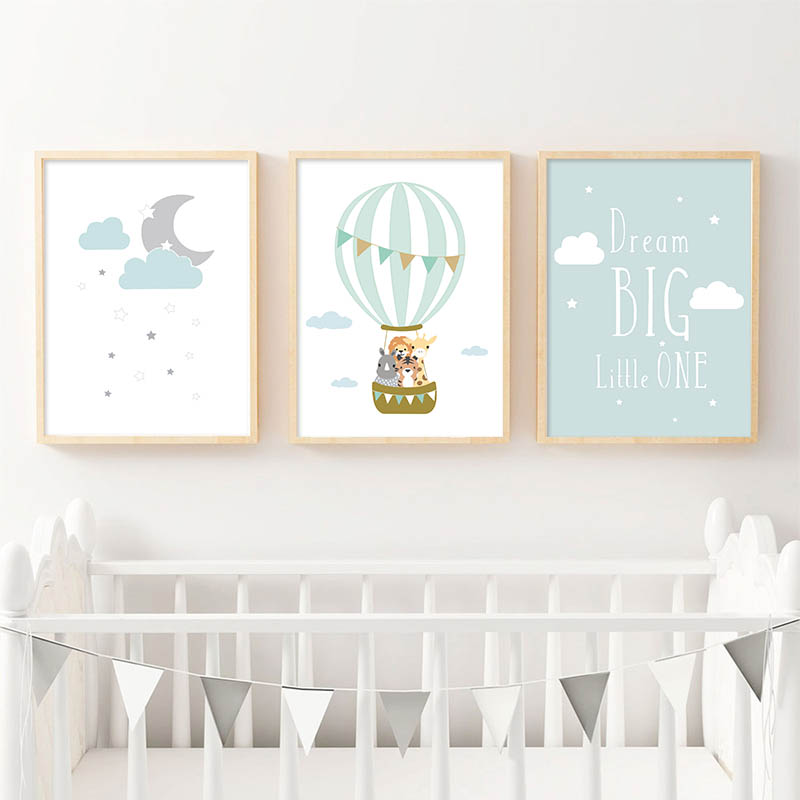 Ballon-Mond Kinderzimmer Poste – Baby Nursery Quotes Wall Art Bewertung und Preis