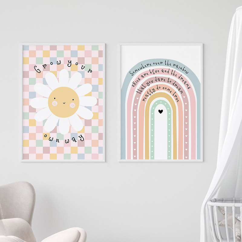 Sonne Blume Regenbogen Wolke H – Baby Nursery Modern Bewertung und Preis