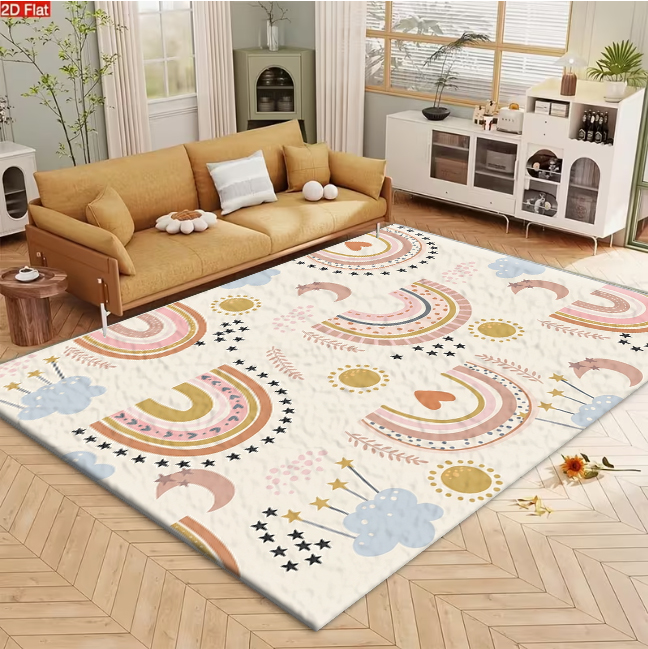 Boho Regenbogen Mond Stern Wol – Soft Rug Nursery Bewertung und Preis